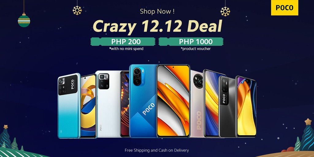 Enjoy Up to 32% Off on POCO Devices at the Shopee 12.12 Christmas Sale
