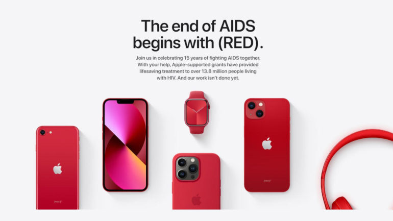 APPLE RED AIDS DAY