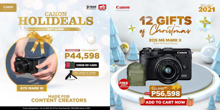 Canon Philippines - 12 Days of Crazy Holideals camera 2