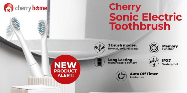 Cherry Sonic Electric Toothbrush