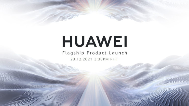 Huawei Flagship Product launch poster
