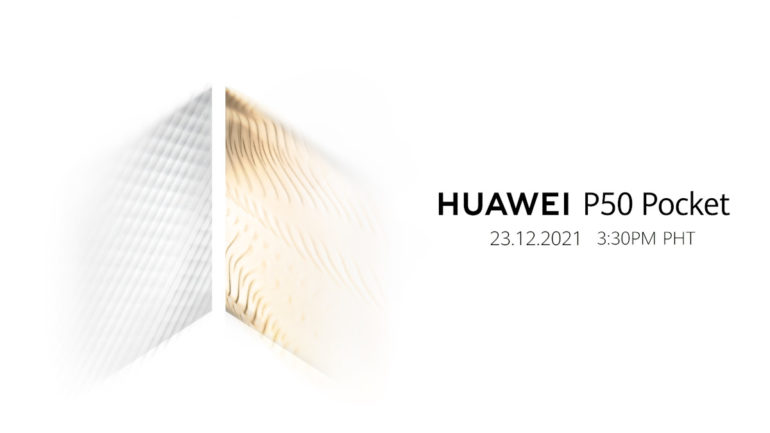 Huawei P50 Pocket launch poster