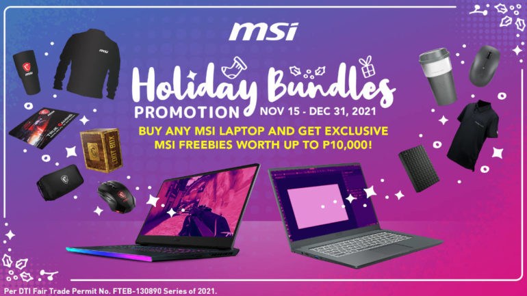 MSI Holiday Bundle Promo