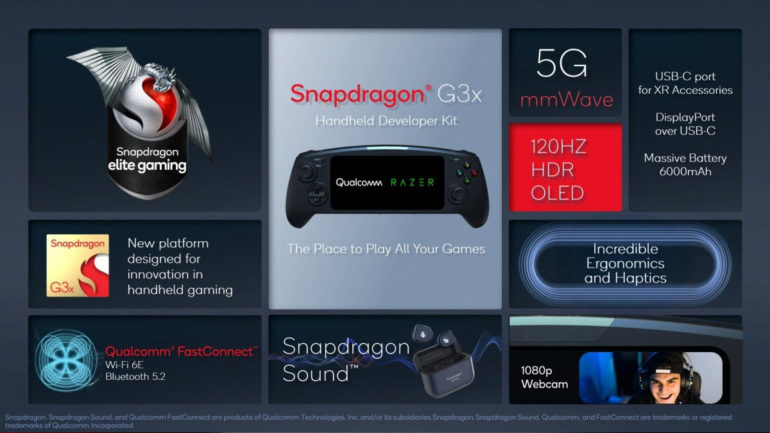 Snapdragon G3X Specs