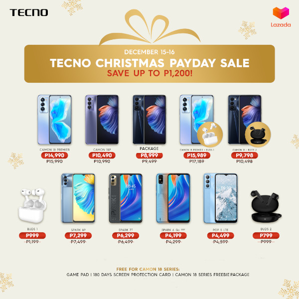 TECNO Mobile - Lazada Payday Sale