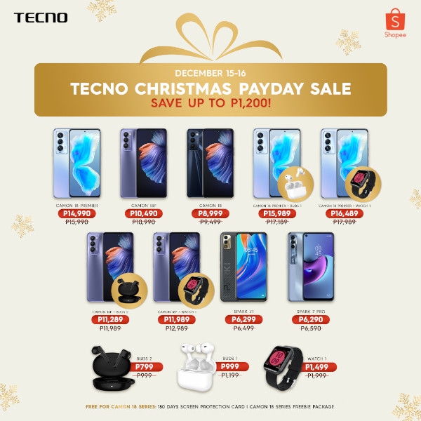 TECNO Mobile - Shopee Payday Sale