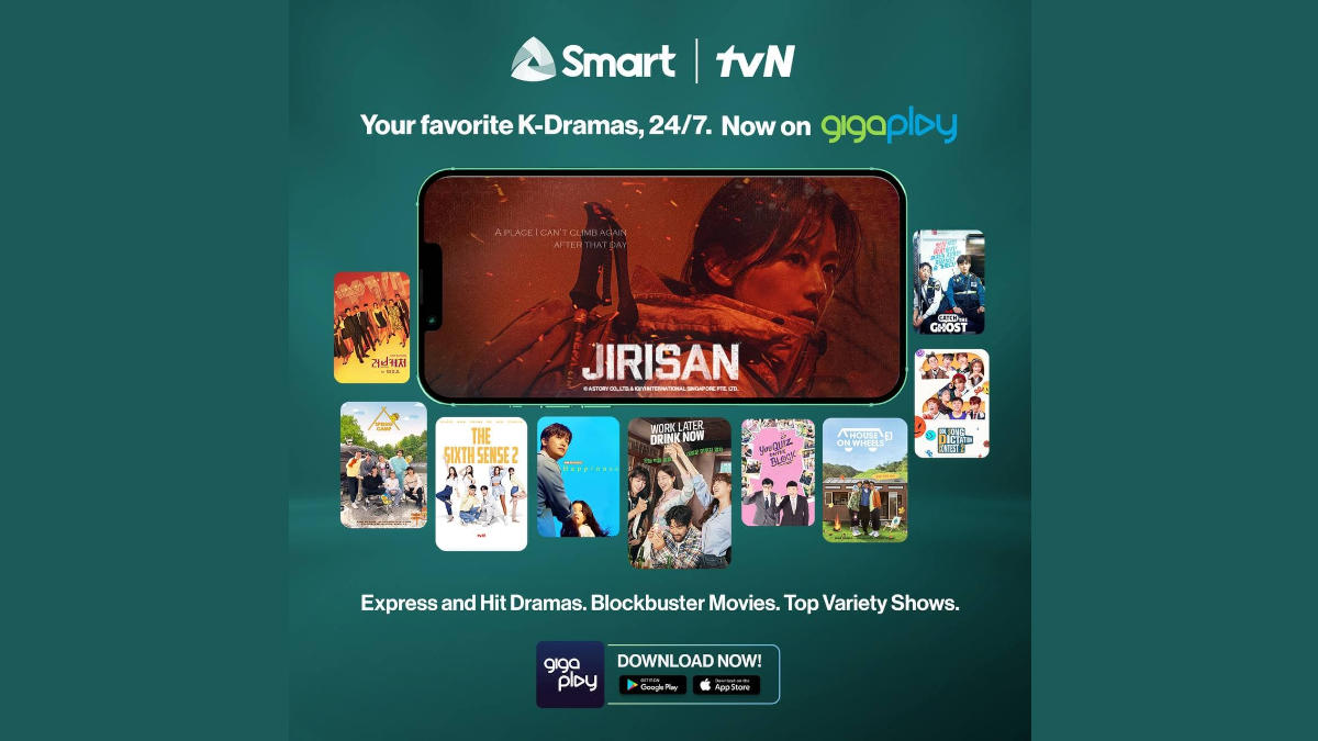 K-Channel tvN Now on Smart’s GigaPlay App