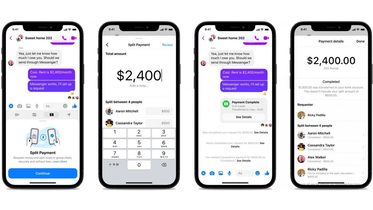 Meta Introduces a New Facebook Messenger Feature Called Split Payments