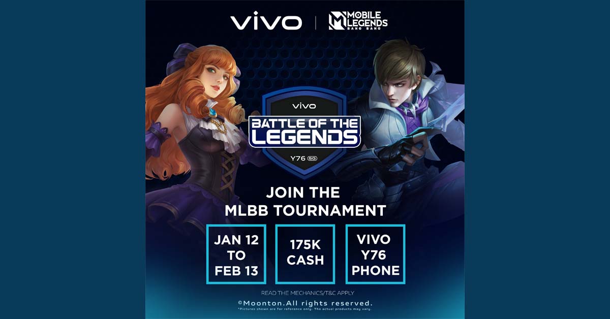 vivo Powers Mobile Legends Tournament with up to PhP100,000 up for Grabs
