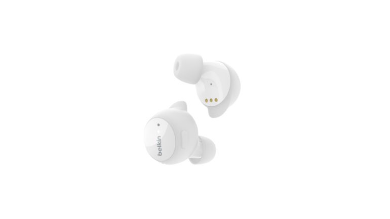 Belkin Soundform Immerse TWS earbuds CES 2022 - white