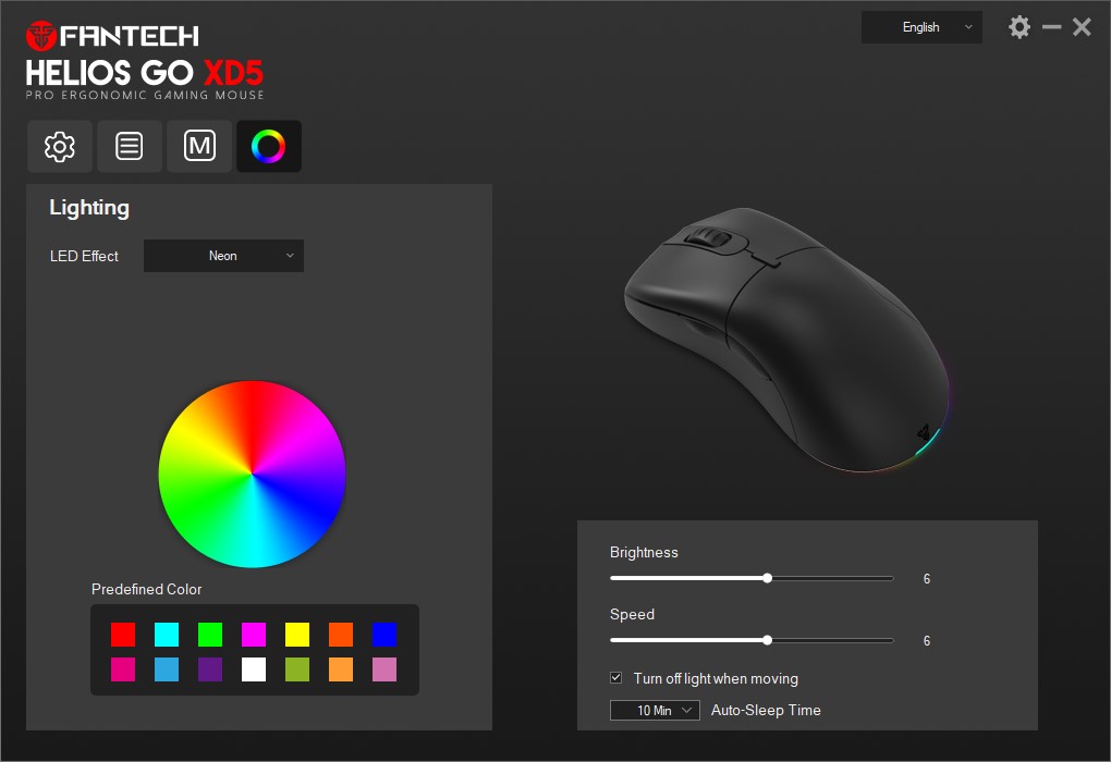 Fantech Helios Go XD5 Mouse Review - Software 4