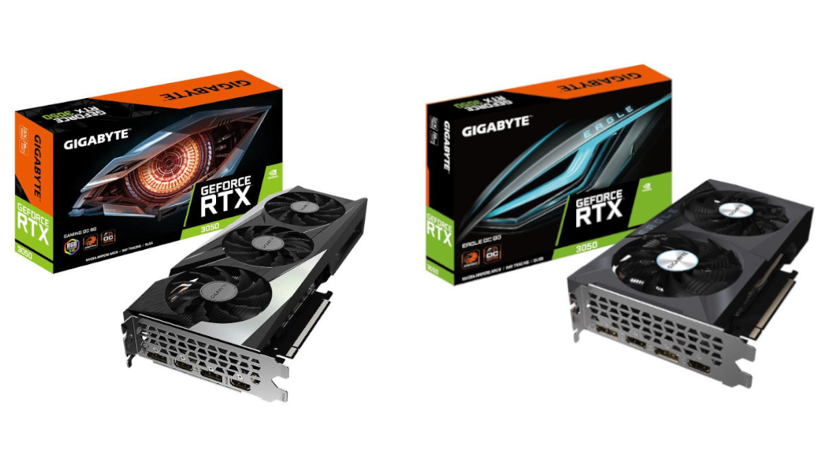 GIGABYTE Launches RTX 3050 OC 8G GPU Series at CES 2022