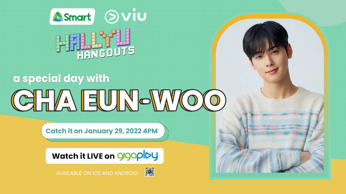 Smart and Viu Bring Cha Eun-Woo to Filipino Fans in Exclusive Hallyu Hangouts Sessions