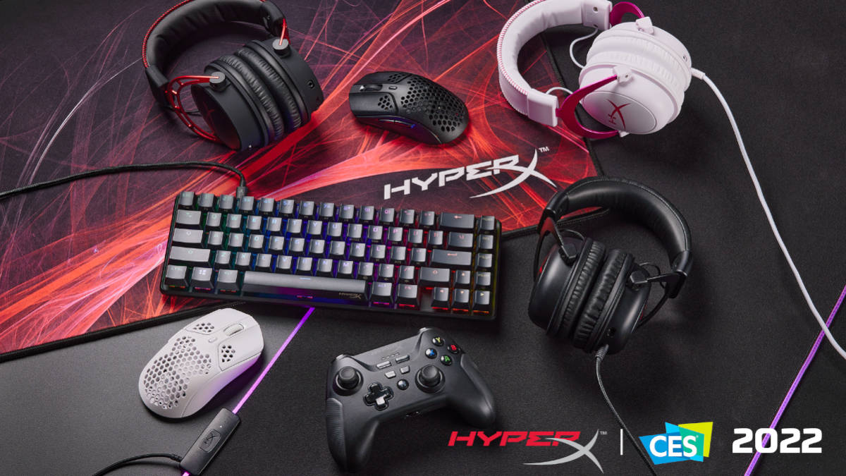 HyperX Debuts New Gaming Peripherals at CES 2022