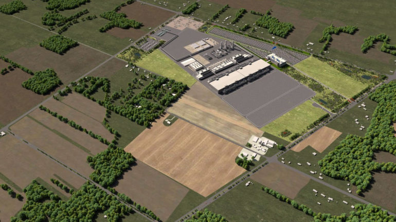 Intel - Ohio mega chip plant aerial