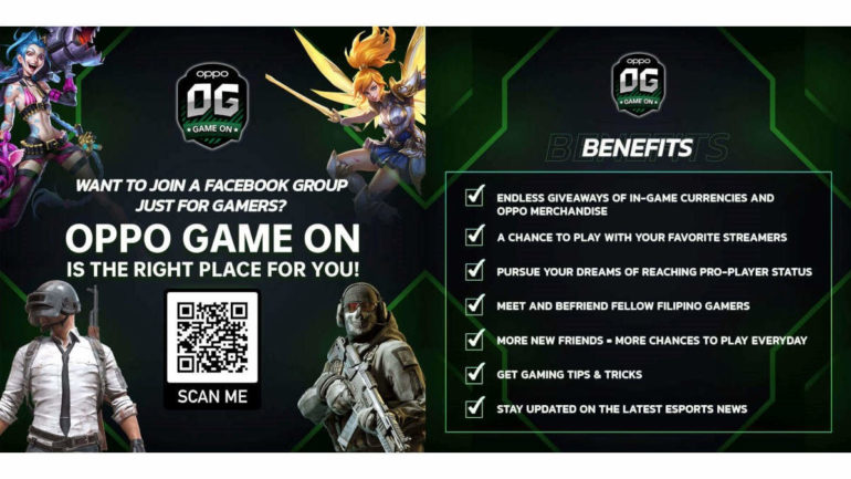 OPPO Game On FB Group