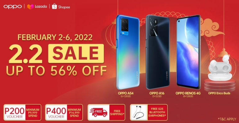 OPPO Lunar New Year and 2.2 sale
