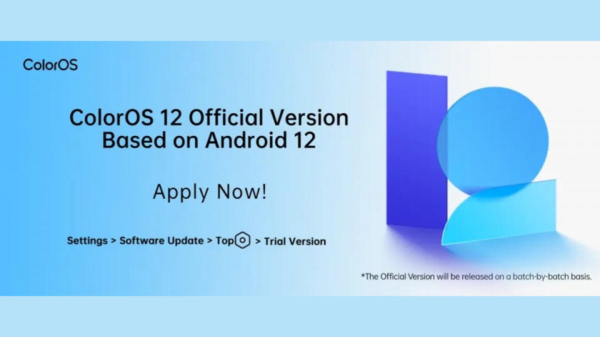 ColorOS 12 Update Now Available For Select Devices and Regions