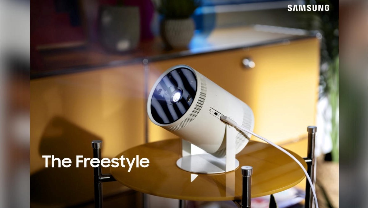 Samsung Launches The Freestyle Portable Screen and Entertainment Device At CES 2022
