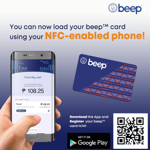 beep NFC card loading app