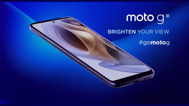 moto g31 banner