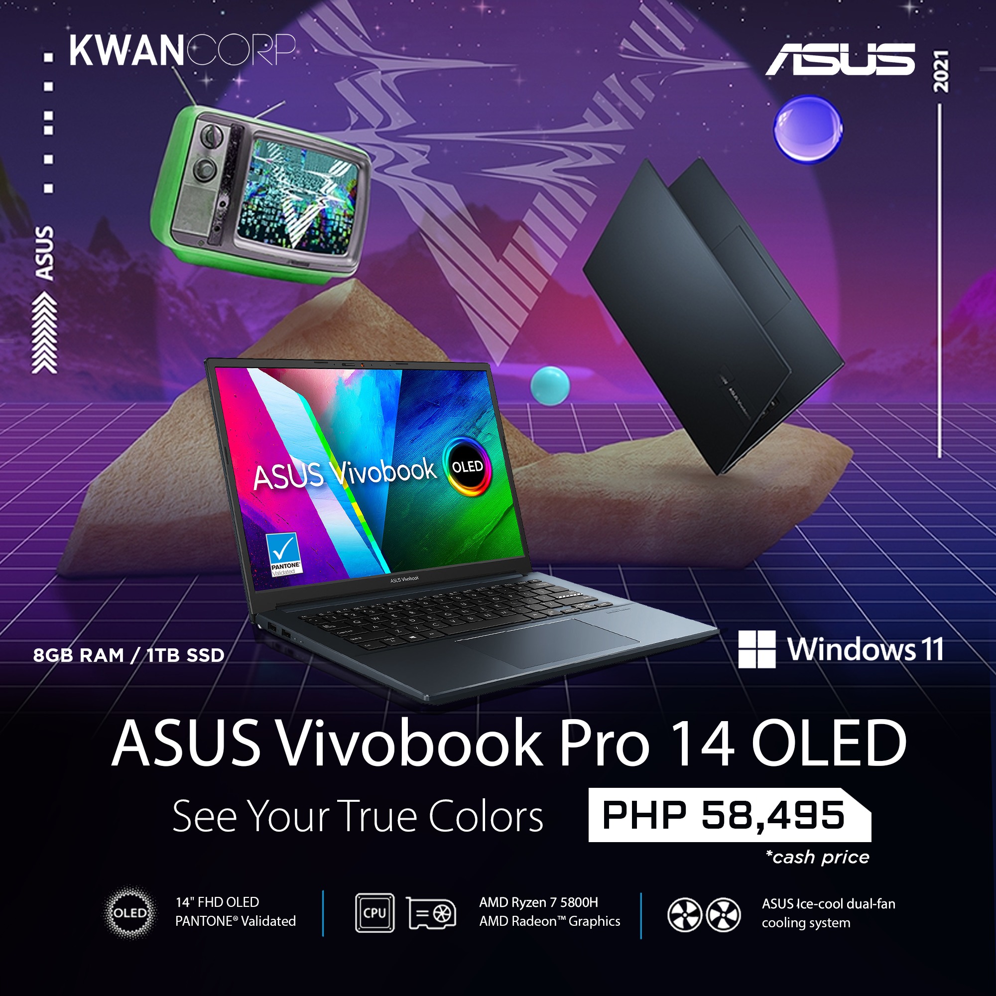 ASUS VivoBook Pro 14 OLED PH PRICE