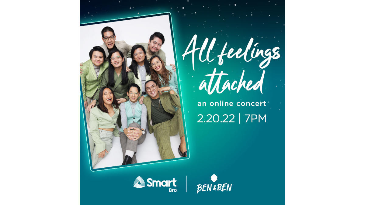 Smart Bro Present Ben&Ben’s “All Feelings Attached” Digital Concert in Celebration of the Love Month Happening February 20
