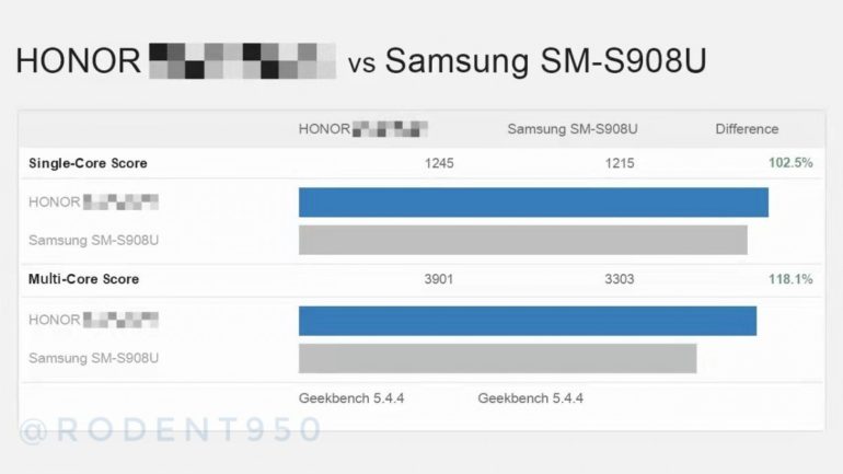 HONOR vs Samsung geekbench