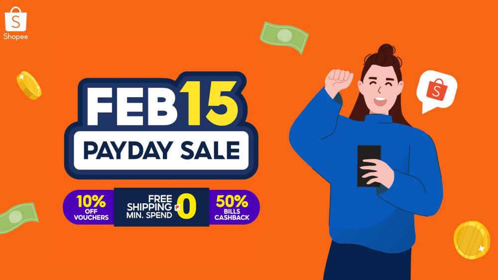 Enjoy Free Shipping and Deals During the Shopee Payday Sale on February 15