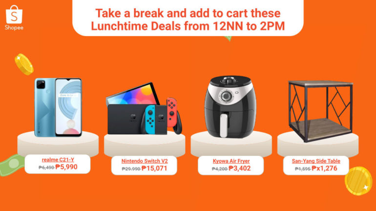 Shopee Payday Sale Feb 15 Lunchtime deals
