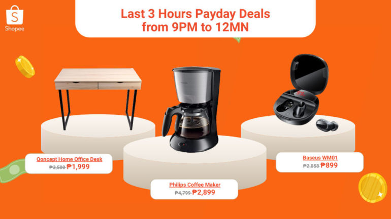 Shopee Payday Sale Feb 15 last 3 hours