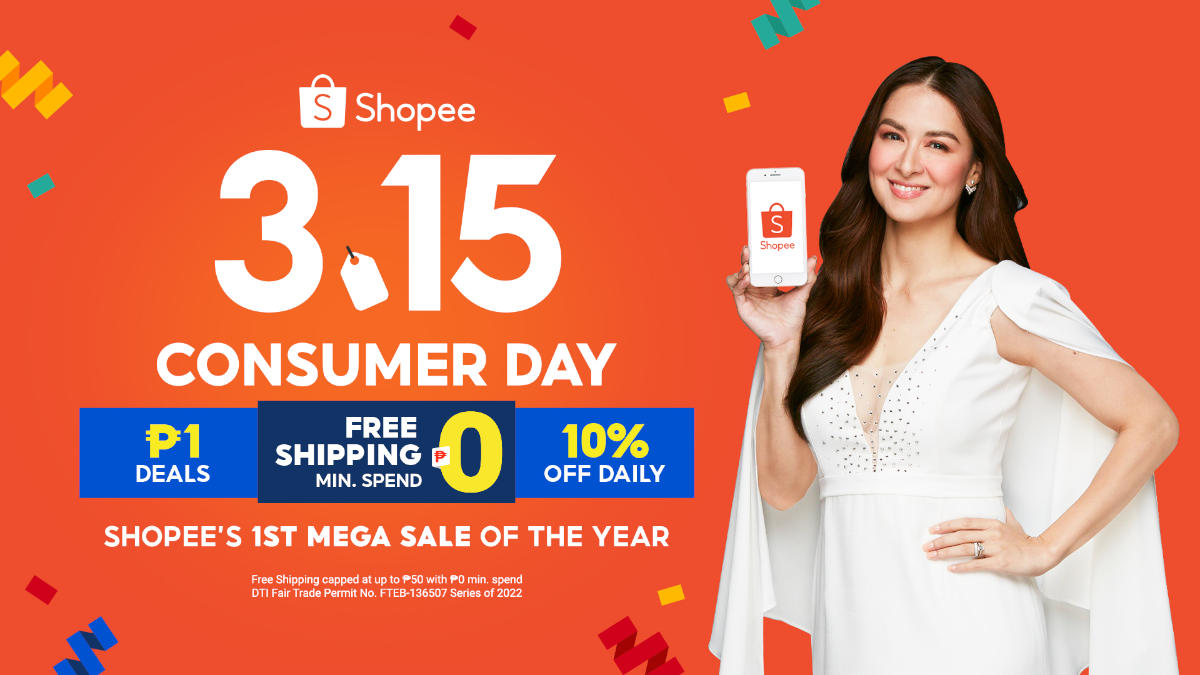 Shopee Introduces 3.15 Consumer Day Along with New Brand Ambassador Marian Rivera