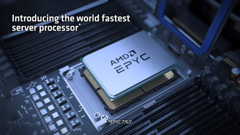 3rd Gen AMD EPYC Processors with AMD 3D v Cache Technology banner