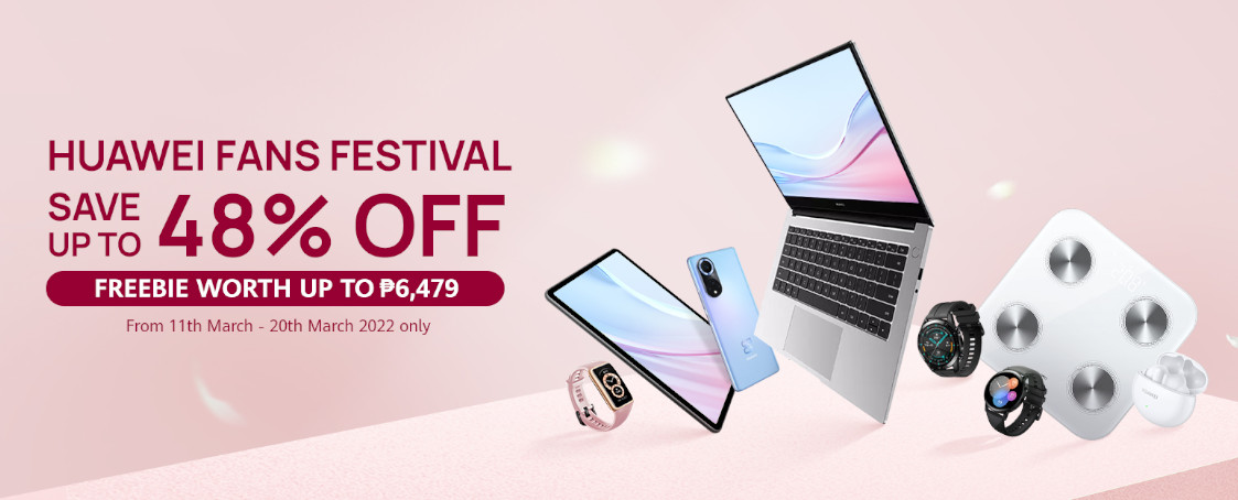 Save Up to 48% Off at the Huawei Fans Fiesta Sale Until March 20, 2022