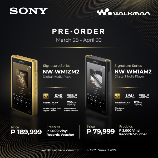 New Sony Signature Series Walkman - PH pre-order 2
