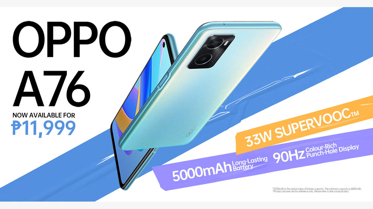 OPPO A76 Added to A-Series in PH