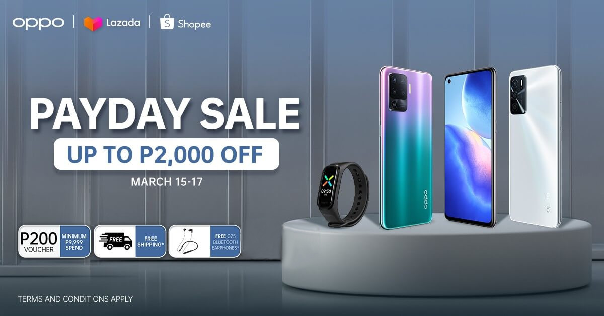 Enjoy Deals During the OPPO 3.15 Payday Sale on Shopee and Lazada