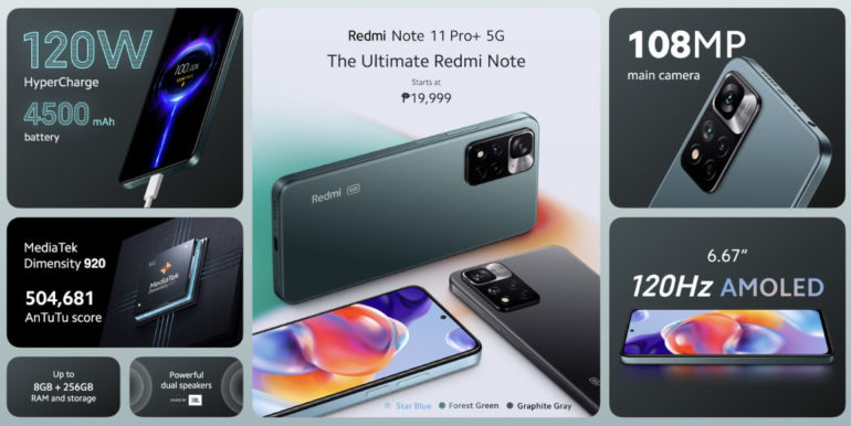 Redmi Note 11 Pro+ 5G PH launch - features