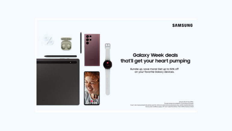 Samsung Galaxy Week event banner