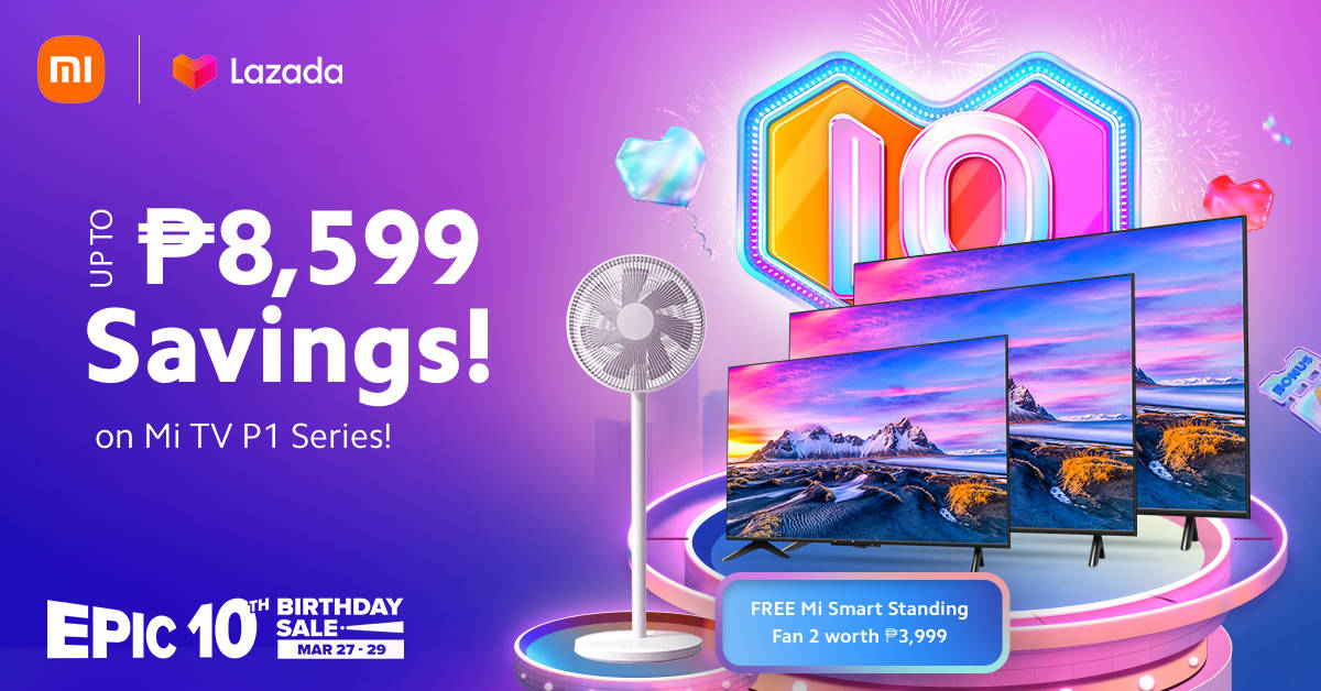 Don’t Miss Out on Xiaomi’s Best Deals During the Lazada Epic 10th Birthday Sale