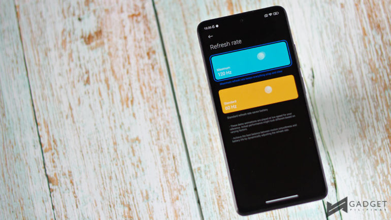 Xiaomi Redmi Note 11 Pro 5G Review - refresh rate