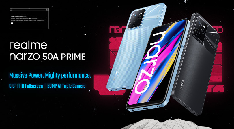 realme Narzo 50A Prime Set to Launch on March 22 in Indonesia