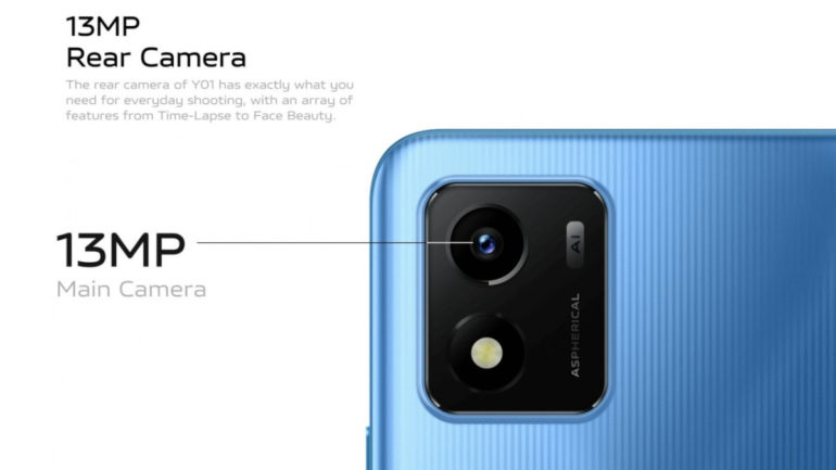 vivo Y01 launched - camera