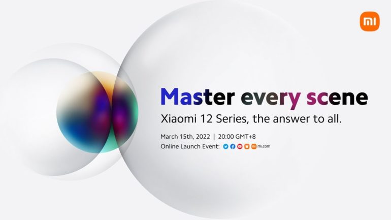 xiaomi 12 march 15 event banner