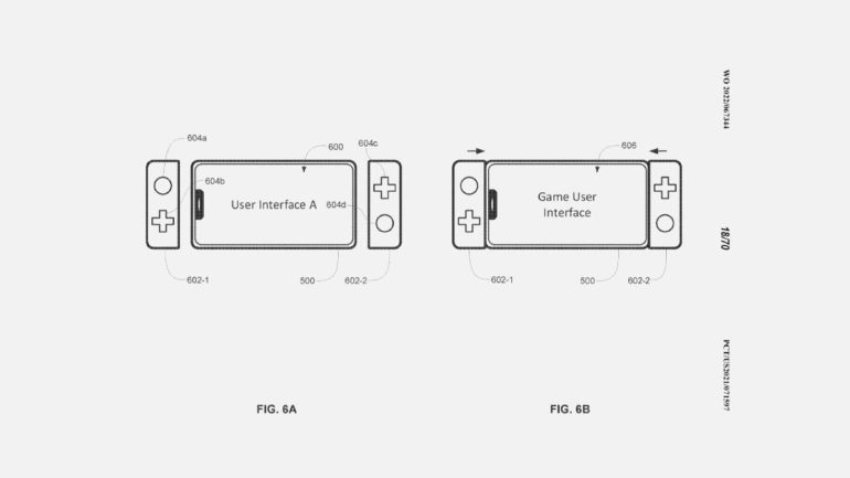 Apple patent controller switch like