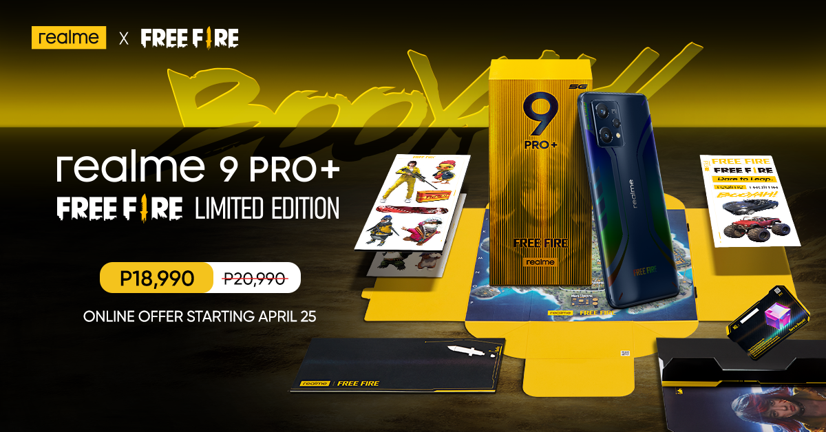realme 9 Pro+ Free Fire Limited Edition Announced in PH