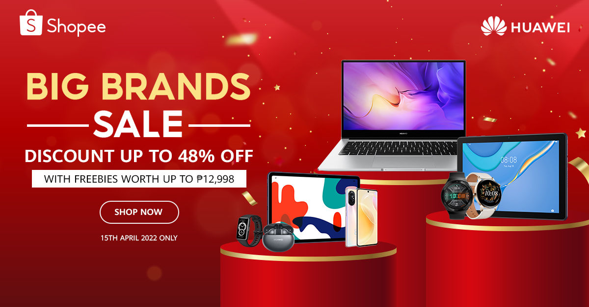 Celebrate Payday at the Huawei 4.15 Shopee Sale