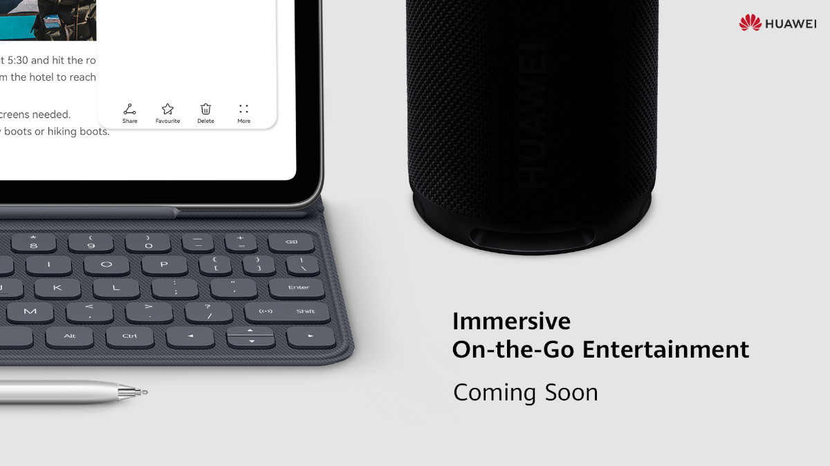 Huawei Teases Arrival of PC-like Tablet and Smart Bluetooth Speaker in PH