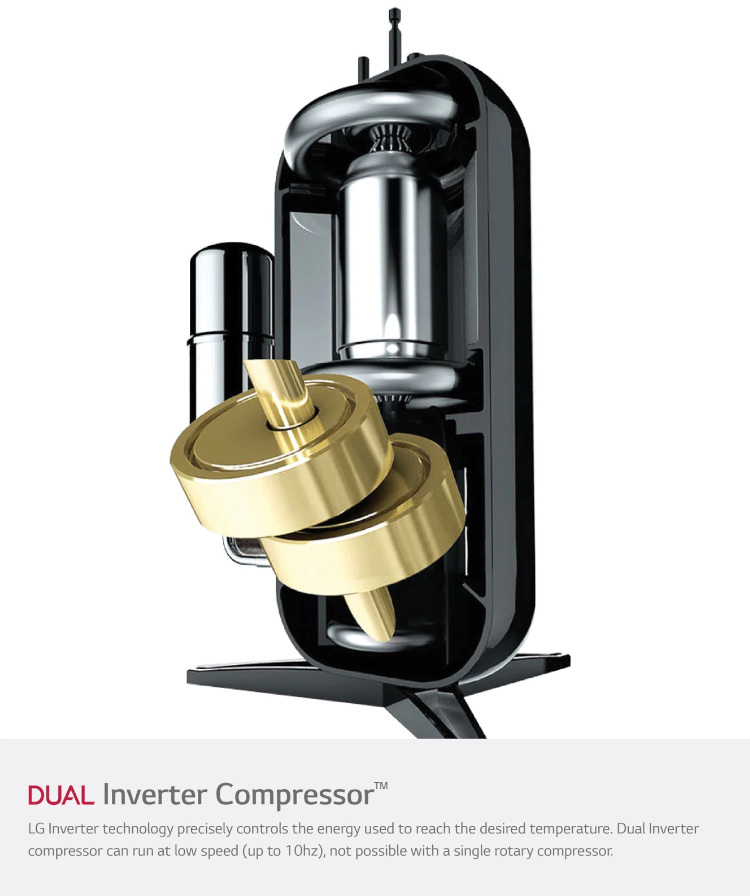 LG Dual Inverter Compressor