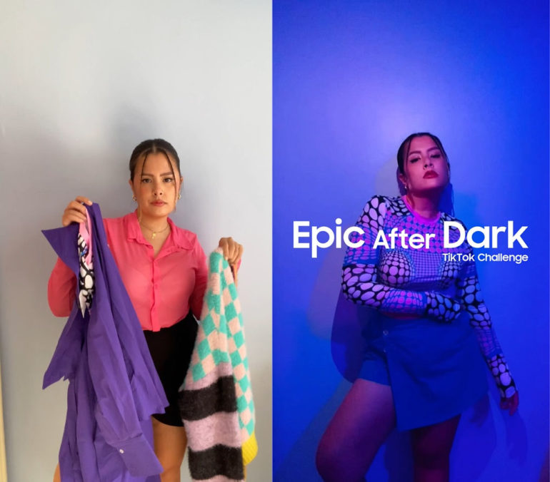 Samsung #EpicAfterDark TikTok Challenge - Alyssa Gibbs